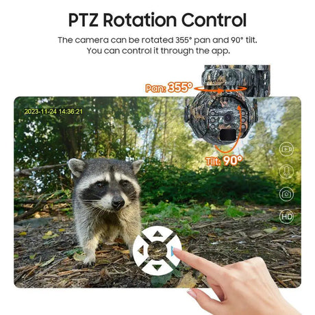 4MP Solar Security Camera For Wildlife Monitoring Solution