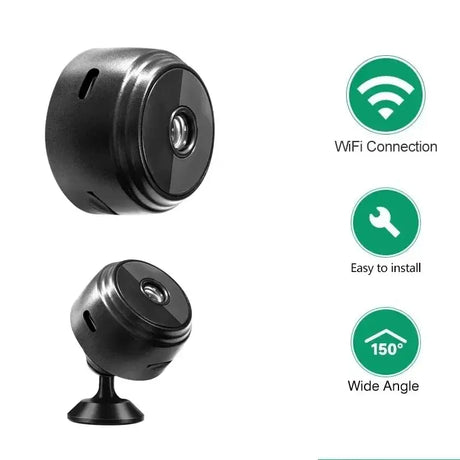 A9 Mini Camera - 1080P WiFi Security for Home Surveillance and Remote Monitoring by stepyours.com