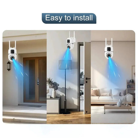 OK - A2 - EU PTZ WiFi Camera With Auto Tracking AI Detection Full Color Night Vision - stepyours.com