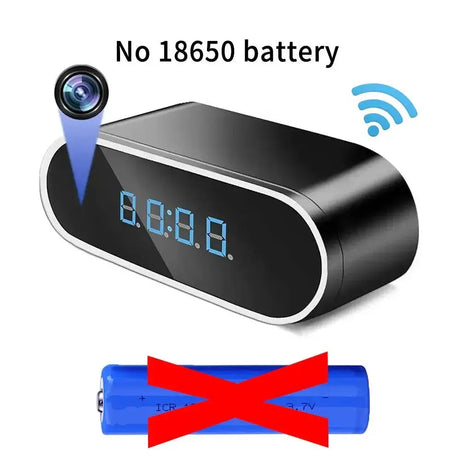 Mini Clock Camera For Home Security With Night Vision