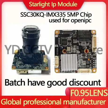 5MP IMX335 OpenIPC CCTV Camera Module 30FPS H265 Dome Board - stepyours.com