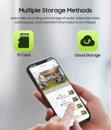 SHIWOJIA Mini Solar Camera 4G Wifi PTZ 3MP 4X Zoom - ESCAPION