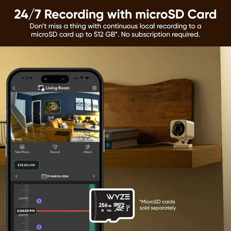 Wyze Cam V4 - 2.5K QHD Indoor Outdoor Camera With Motion Spotlight - stepyours.com