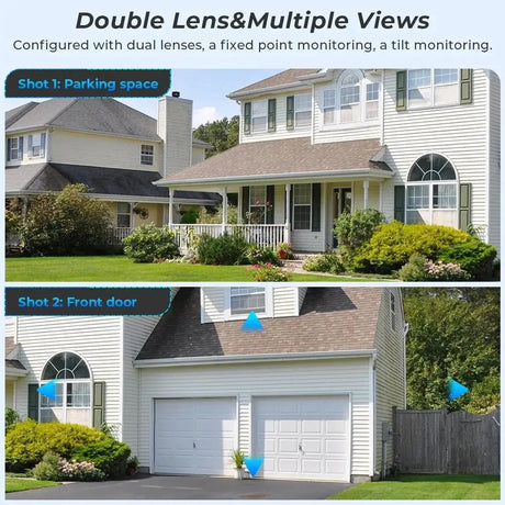 ASECAM 12MP 6K WiFi Outdoor Camera - AI Tracking, 8X Zoom, Dual Screen - stepyours.com