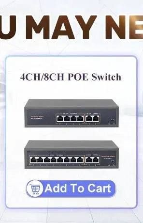 Techage AI PoE 4K Outdoor Security Camera With Two Way Audio For NVR - stepyours.com