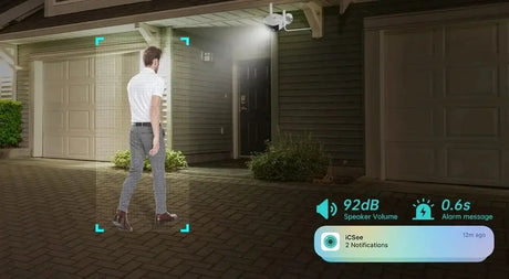 Besder 8MP 4K Dual Lens WiFi IP Camera AI Human Detection Outdoor Security - stepyours.com
