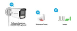 Outdoor PoE IP Security Camera 4K 8MP Waterproof With Two Way Audio - stepyours.com