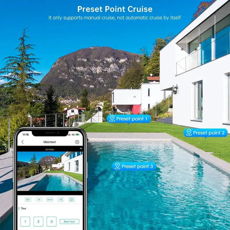 ASECAM 12MP 6K WiFi Outdoor Camera - AI Tracking, 8X Zoom, Dual Screen - stepyours.com