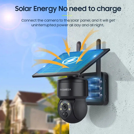 Tuya 3MP Solar Camera Outdoor WiFi Alexa 4G LTE SIM Light