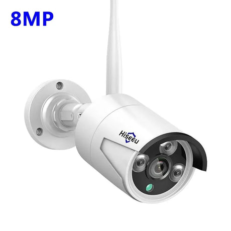 Hiseeu 3/5/8MP Wireless IP Camera - Waterproof 1080P WiFi Bullet for CCTV Kits - stepyours.com