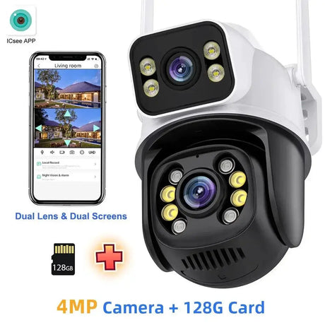 4K Outdoor Security Camera With AI Motion Tracking