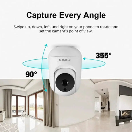 5MP HD WiFi Security Camera With Motion Detection For Baby And Pet Monitor Alexa - stepyours.com