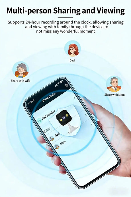 1080P WiFi IP Camera Outdoor Waterproof 2MP Baby Monitor Motion Alerts - stepyours.com