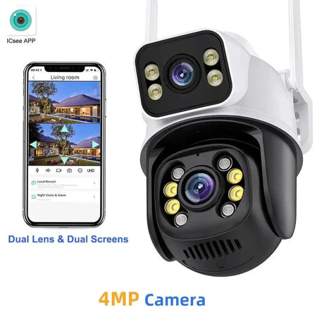 4K Outdoor Security Camera With AI Motion Tracking