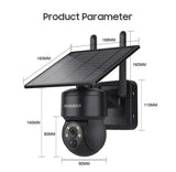 Tuya 3MP Solar Camera Outdoor WiFi Alexa 4G LTE SIM Light