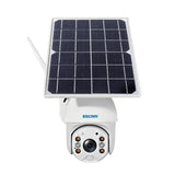 ESCAM Solar Security Camera Enhanced Surveillance Voice