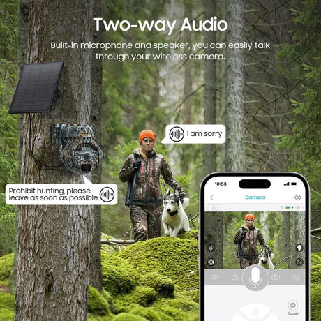 4MP Solar Security Camera For Wildlife Monitoring Solution
