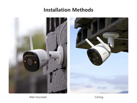 Imou Bullet 2E 5MP Color Night Vision Spotlight Outdoor Camera With Human Detect - stepyours.com
