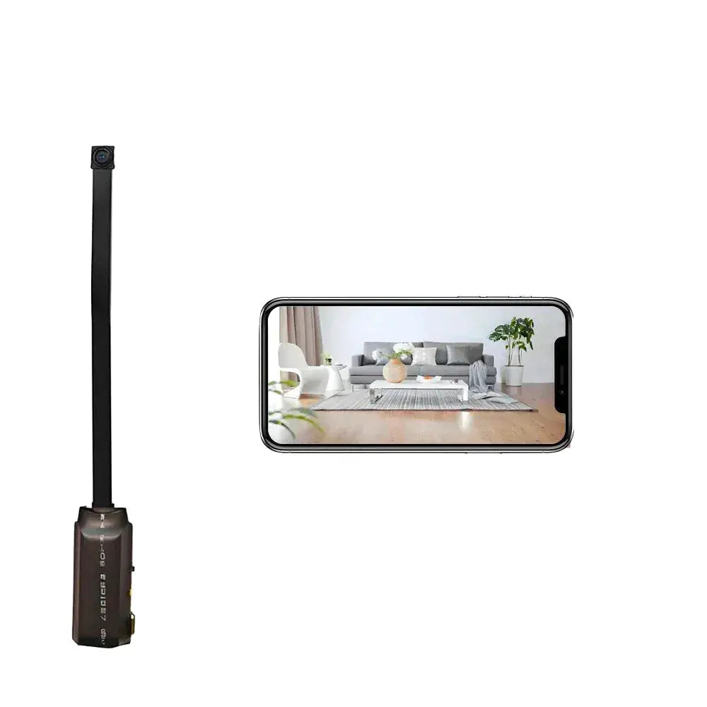 Upgraded version, 4K HD mini WiFi camera, supports remote viewing, motion detection, home nanny style DIY camera by stepyours.com