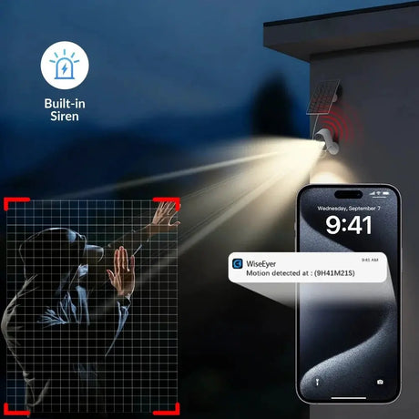 XVIM Solar Security Camera 1080P Wireless Battery Powered Outdoor Smart Motion - stepyours.com