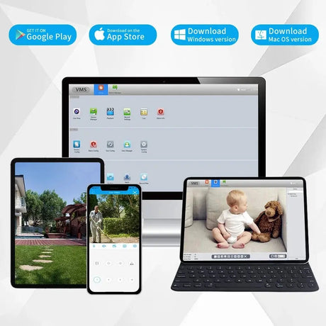 ASECAM 8MP 4K PTZ IP Camera Outdoor - AI Face Detection PoE Security Camera - stepyours.com