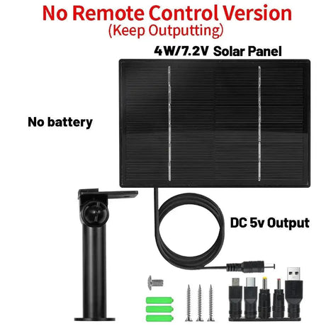 Solar Panel Charger For Security Cameras Reliable Power