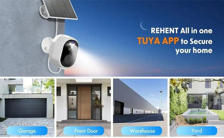 Never Miss A Moment Solar Powered 4MP Battery Spotlight Camera 2K Outdoor Tuya - stepyours.com