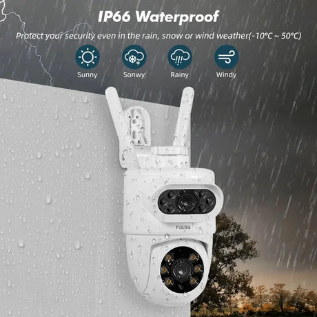 Fuers 8MP Outdoor IP Camera - Auto - Tracking and Tuya Smart Life Compatible - stepyours.com