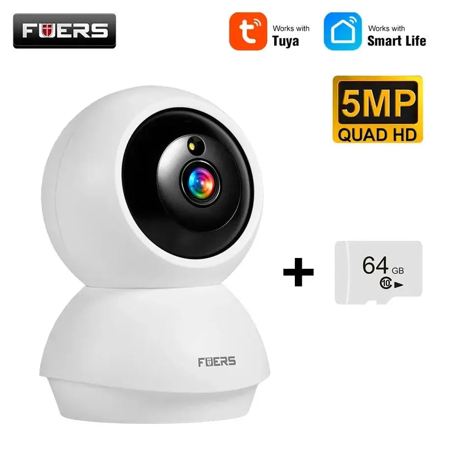 Fuers 4K 8MP Indoor IP Camera WiFi With Auto Tracking - Tuya App Compatible - stepyours.com