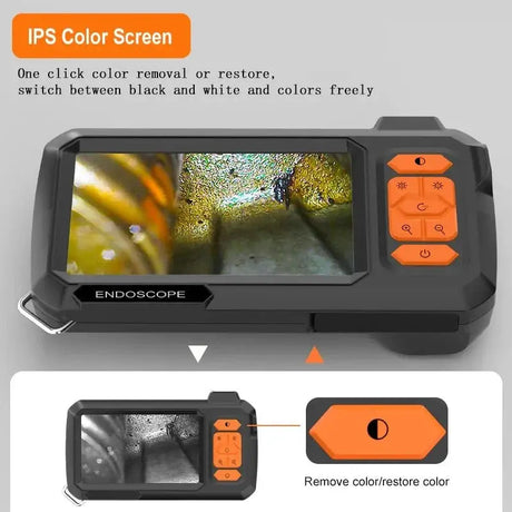 Detachable 2 - 100m Borescope With 8mm Camera - 1080P HD IP67 Endoscope - stepyours.com