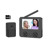 4.3 "Upgraded two-way wake-up infrared night vision video doorbell can be installed with indoor and outdoor electronic doorbells by stepyours.com