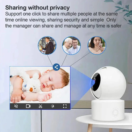5MP WiFi Security Camera With AI Motion Detection Features