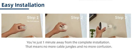 Imilab EC4 Outdoor Security Camera 2.5K Battery Powered Color Night Vision - stepyours.com