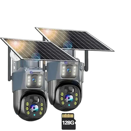 AI Powered Solar Security Camera With Color Night Vision