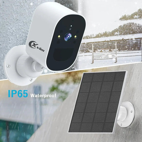 XVIM 1080P Solar Outdoor Wireless Security Camera - AI Motion Detection - stepyours.com