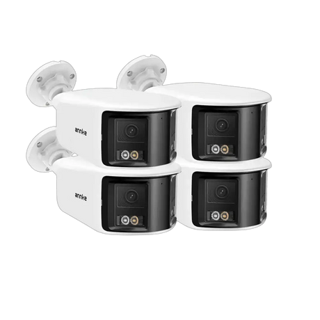 ANNKE 4K 8MP Dual - Lens Outdoor PoE Camera - 180 - Degree Wide View - stepyours.com