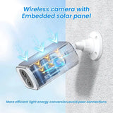 ANRAN 2K Wireless Solar Outdoor Camera Humanoid Detection Night Vision - stepyours.com