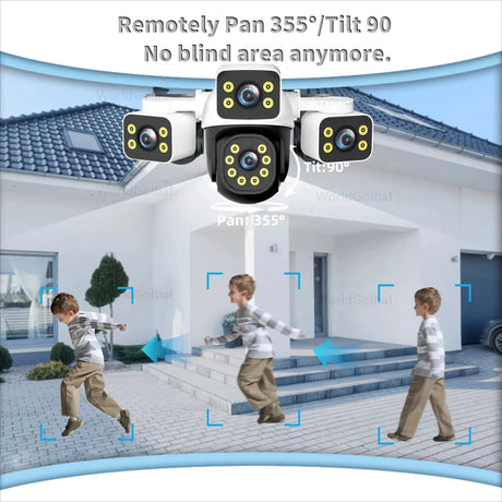 Tuya Smart 15MP 3 Lens AI Outdoor CCTV With Auto Tracking And WiFi Alarm - stepyours.com