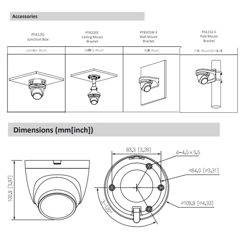 Dahua 8MP 4K WizSense Vehicle Detection PoE Security Camera Indoor Outdoor IR - stepyours.com