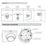 Dahua 8MP 4K WizSense Vehicle Detection PoE Security Camera Indoor Outdoor IR - stepyours.com