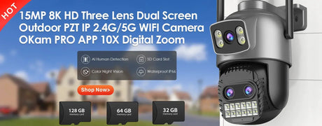 20MP Outdoors WiFi PTZ Security Camera - AI Human Detection and 10X Zoom Hooks by stepyours.com