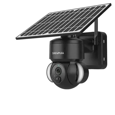 Shiwojia WiFi Solar Powered Security Camera 4MP Outdoor