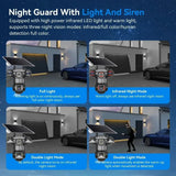 2 Pack Outdoor Security Camera System - 15MP Triple Lens 4G Solar Auto Tracking - stepyours.com