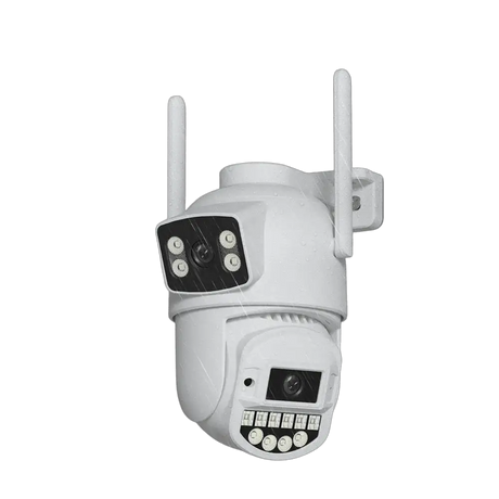 8MP 4K PTZ WiFi Camera - Dual Lens With Dual Screen AI Tracking Surveillance - stepyours.com