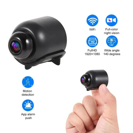 FHD 1080P Mini WiFi Security Camera For Baby Monitoring