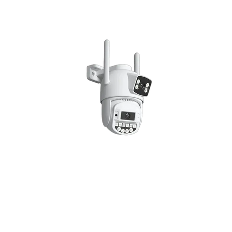 8MP 4K PTZ WiFi Camera - Dual Lens With Dual Screen AI Tracking Surveillance - stepyours.com