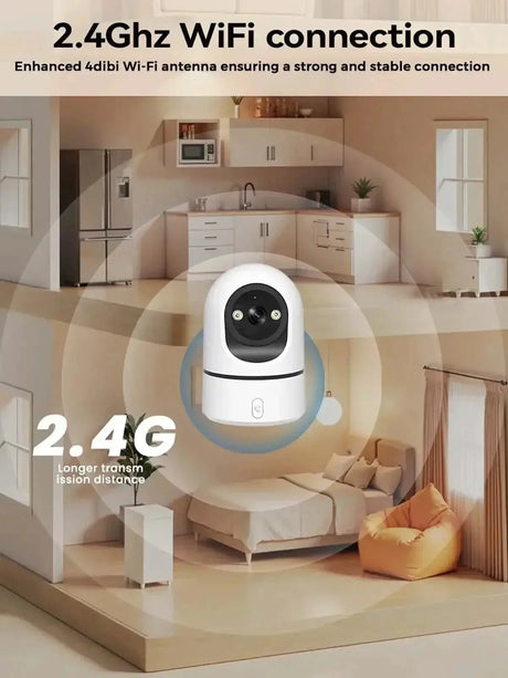 PEGATAH 5MP One - Touch Call Indoor Baby Monitor WiFi Color Night Vision - stepyours.com