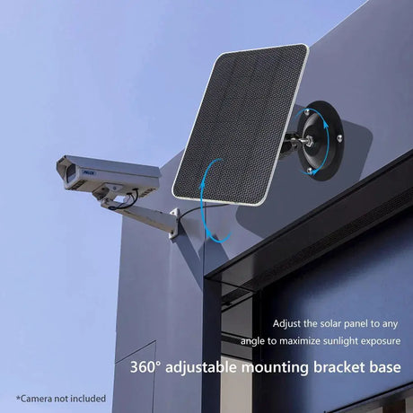 Solar Panel Security Camera Charger Outdoor Power Kit
