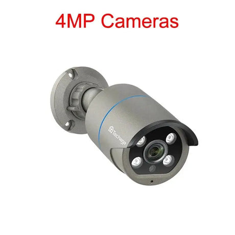 Techage AI PoE 4K Outdoor Security Camera With Two Way Audio For NVR - stepyours.com