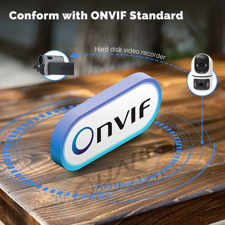 Moes Tuya WiFi 4MP Dual Lens Indoor Cam With Night Vision Motion Two Way Audio - stepyours.com